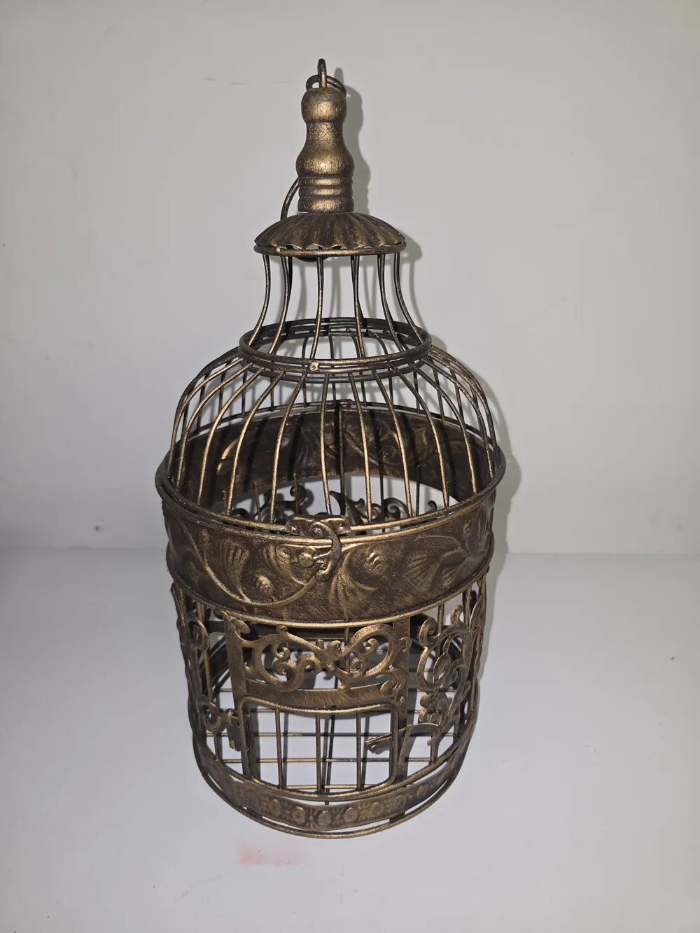 Decorative Bronze Birdcage Accent - Home Accents